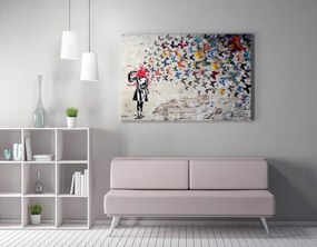 WY51 Banksy vászonkép, 50 x 70 cm