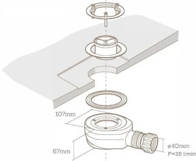 AREZZO design SOLIDSoft zuhanytálca 90x90 cm, FEHÉR, színazonos lefolyóval (2 doboz)