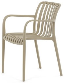 Bézs Műanyag Kerti Szék. CT-X7029 CAP