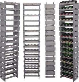 Bortartó állvány moduláris palacktartó állvány 15x4 60 cipő szerelés szerszámok nélkül