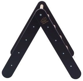 Fekete borovi fenyő pikler háromszög 46x87x60 cm Montessori – Meowbaby