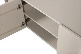 Világosszürke borovi fenyő TV-állvány 152x53x46 cm Basu – WOOOD