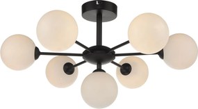 Dar lighting modern mennyezeti lámpa cohen fekete opál darcoh3422-02