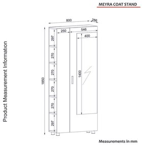 Meyra White előszoba szett