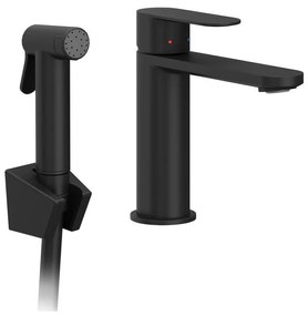 Ravak X070462 - Mosdócsaptelep kézi bidé zuhannyal CHROME fekete