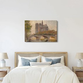 Kép - Robert William Vonnoh, Notre Dame de Paris, reprodukciók (90x60 cm)