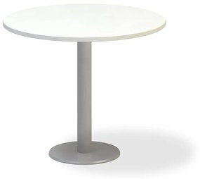 ProOffice tárgyalóasztal, 90 cm átmérőjű, fehér