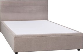 Ágy tárhellyel, 160x200, bézs, RUNOL