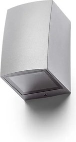 RENDL SELMA fali lámpa ezüstszürke 230V LED GU10 8W IP54