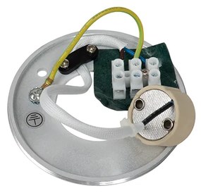 Modern négyzet alakú fürdőszoba spotlámpa fehér - Capa