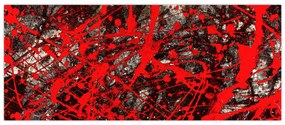 Kép - kifejező absztrakciók (120x50 cm)