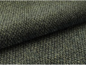 Zöld kárpitozott ágyneműtartós franciaágy ágyráccsal 160x200 cm Mano – Makamii