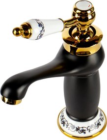 Izmir || Black &amp; Gold retro mosdó csaptelep