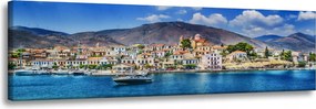 Vászonkép Építészet Görögország 135X45 cm