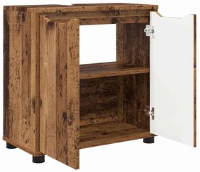 Fürdőszoba mosdószekrény Öreg fa 60 x 30 x 60 cm Faanyag