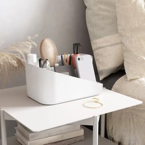 Fehér műanyag fürdőszobai rendszerező kozmetikumokhoz Glam – Umbra