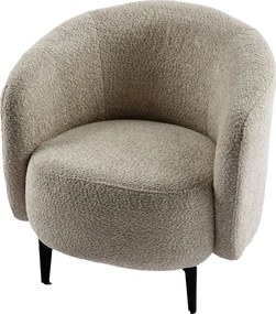 Fotel, bézs/fekete, PRESO