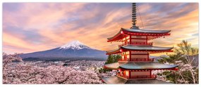 Kép - Fuji, Japán (120x50 cm)