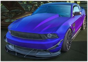 Poszterek 100x70 Kék-lila autó