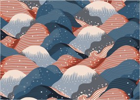 Kép - Japán hullámok (70x50 cm)