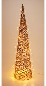 Kültéri karácsonyi dekoráció Világító kúp, 80 x 20cm, 300 LED, meleg fehér, 80 cm