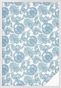 Szélvédőfólia Adatvédelem Ablak Kék díszek 100x146 cm