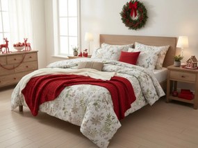 Renforcé pamut ágyneműhuzat FLORWELLA fehér Ágyneműhuzat mérete: 70 x 90 cm | 140 x 200 cm