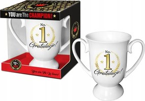Kupa 380 ml Pohár No1 Gratulálunk 13 cm