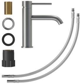 BATH DELUXE 28-018-01-73-02 - Mosdócsap SOVANG 18,3 cm porított szürke