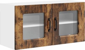 vidaXL Konyhaszekrény Kalmar Füstölt tölgy 80 x 31 x 40 cm Faanyag