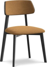 Terrakotta színű tömörfa étkezőszék Niu – Makamii