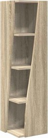 vidaXL Sarokszekrény Sonoma tölgy 27,5x27x102cm Faanyag