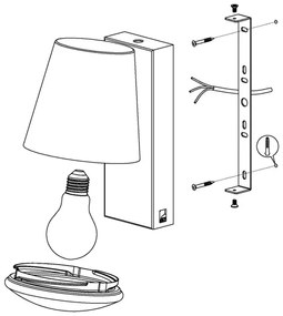Eglo 97484 - LED Dimmelhető kültéri fali lámpa CALDIERO-C 1xE27/9W/230V matt króm
