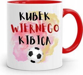 Szurkolóknak Szurkolói Bögre Piros Ajándék nyomott mintával