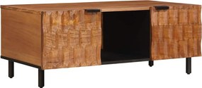 vidaXL Dohányzóasztal Barna 100 x 54 x 40 cm Tömör Mangófát