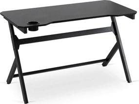 Gaming íróasztal 120 cm méretben, fekete kivitelben BLECK