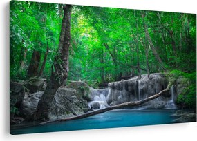 Kép - Erawan vízesés, Kanchanaburi, Thaiföld (90x60 cm)