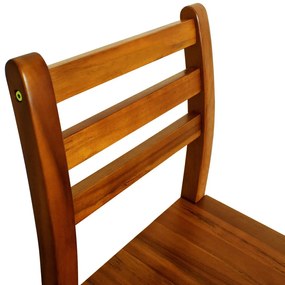 Casaria® 2 db bárszék készlet - akác