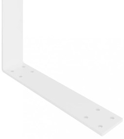 fehér vas raklapkanapé-háttámla 110 cm