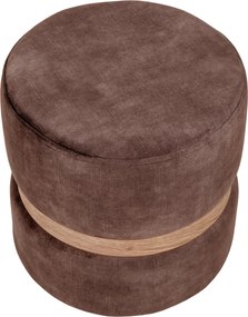 Ring puff - tölgy gyűrű - P05 - barna bársony R
