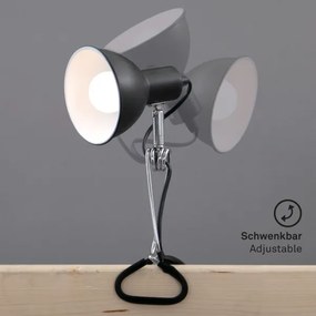 Briloner 2790-015 - FIX csíptetős lámpa 1xE14/8W/230V fekete/fényes króm