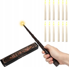 12 db lebegő gyertya Dripless Varázspálca Távirányítós meleg