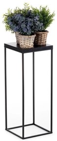 BASICLOFT virágtartó állvány 60x24 cm fekete