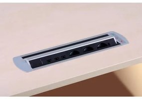 Elektromosan forgatható fiókpanel, 3x elektromos, 3 x adat