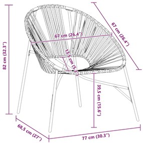 fekete fehér polyrattan kerti tojás szék