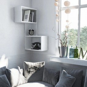 Fali polc Part - White