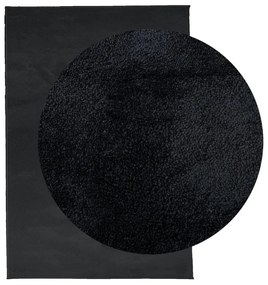 OVIEDO fekete rövid szálú szőnyeg 200 x 280 cm
