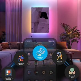 Govee - LED RGBWWIC Dimmelhető hosszabbító Szalag Strip Light 2 Pro 1m Wi-Fi Matter