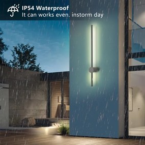 Brilagi - LED kültéri fali lámpatest AURA LED/12W/230V 4000K IP54 antracit