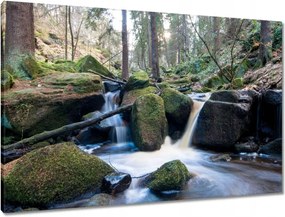 Vászonkép 90x60 Hegyi zuhatagok